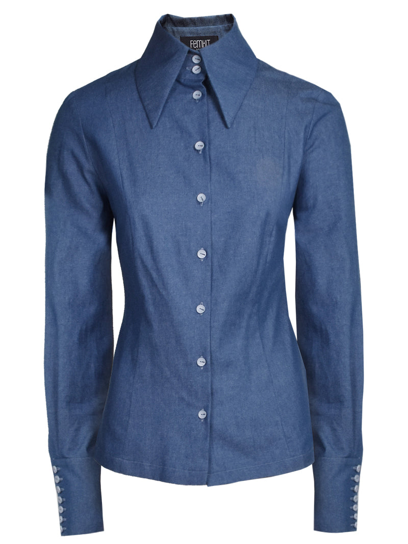 FEMKIT denim blouse AGNES