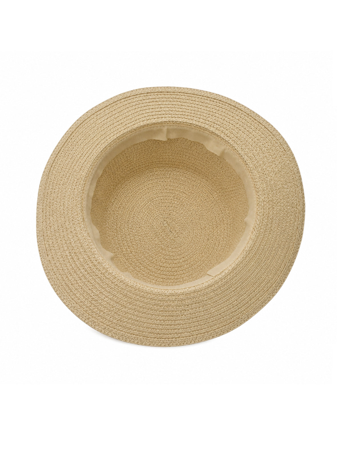 Boater hat with bow