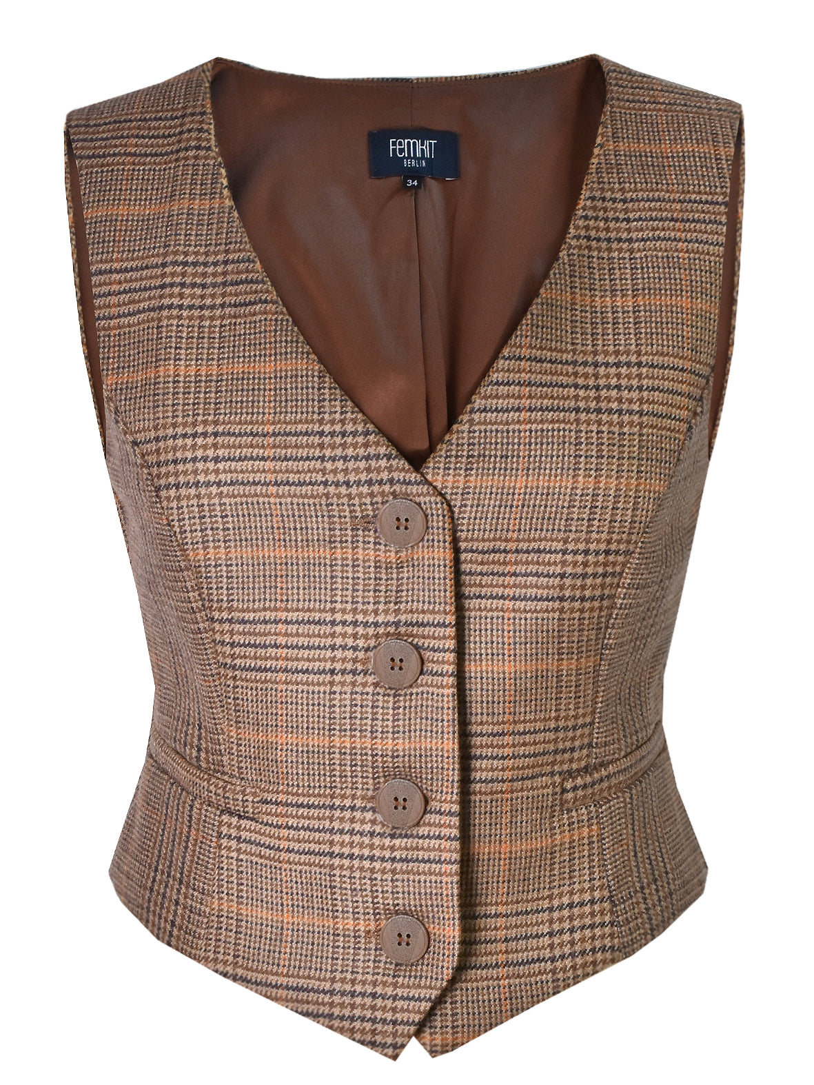 FEMKIT tweed vest LUCY
