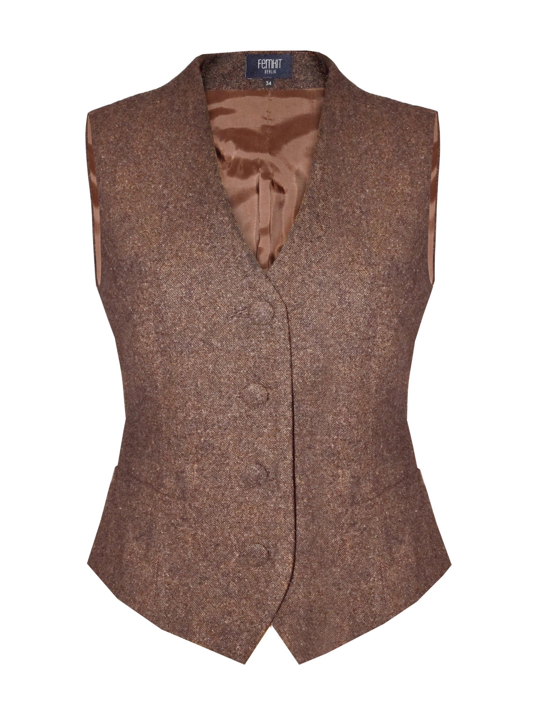 FEMKIT tweed vest GENNIFER