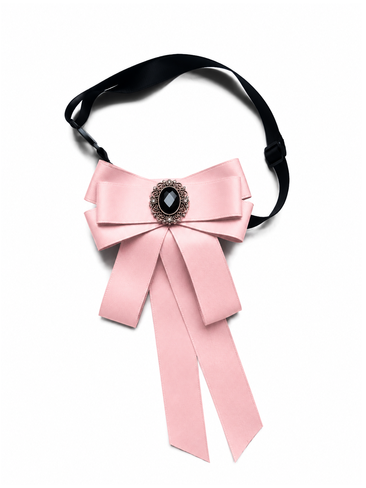Bow with brooch