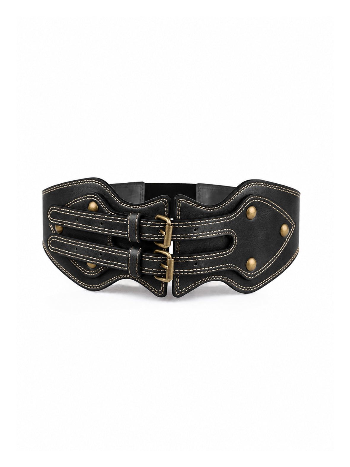 Waist belt with buckles